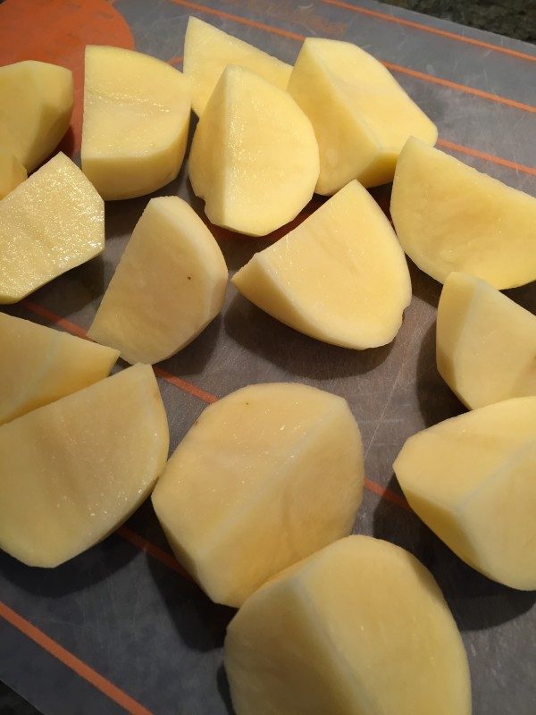 Potatoes Cut